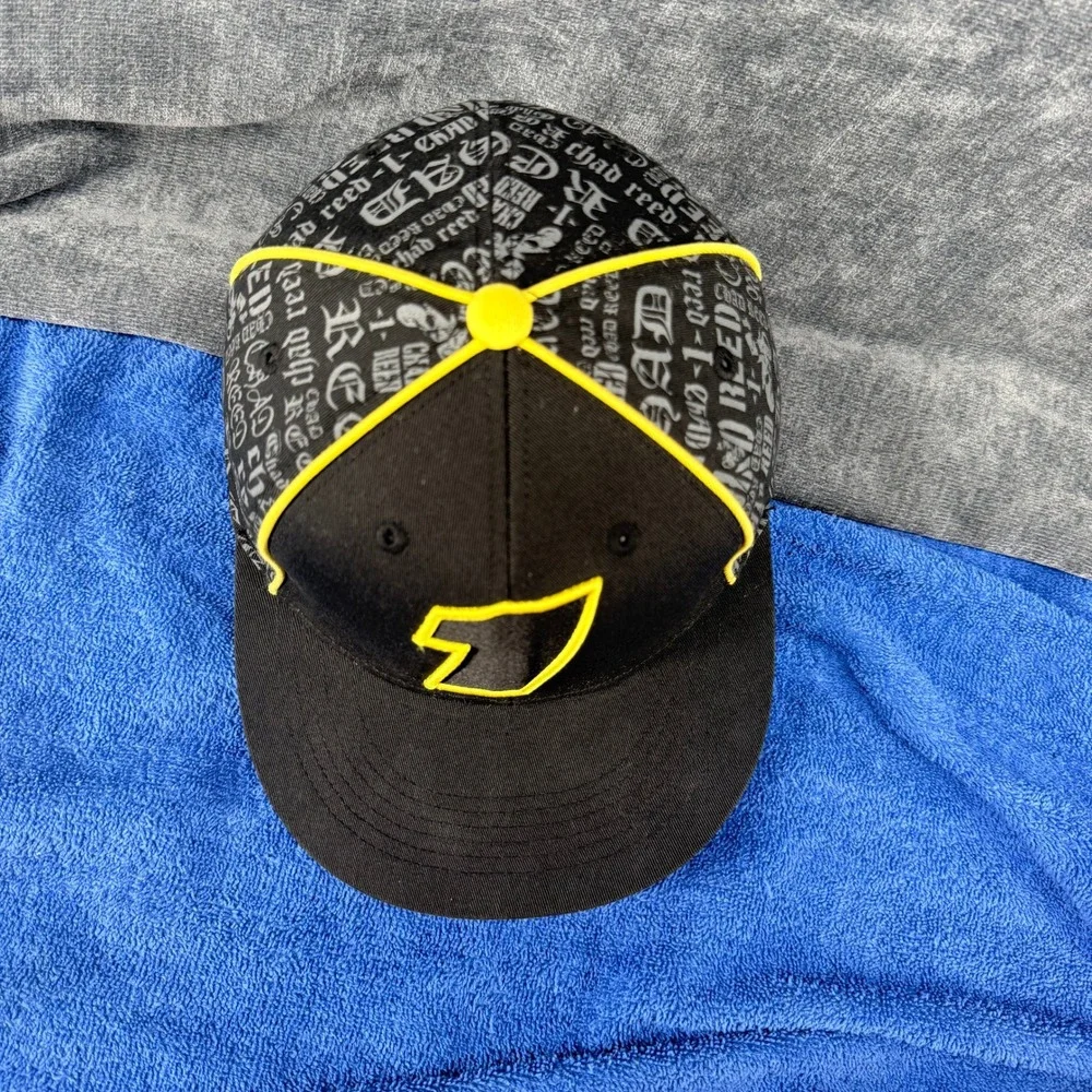 Chad Reed TwoTwo Motorsports Hat Mens OSFM Black Cotton Stretch Fit Motocross #1